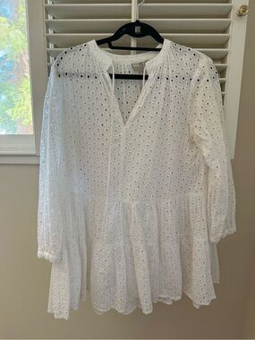 ASOS White Eyelet Tunic
